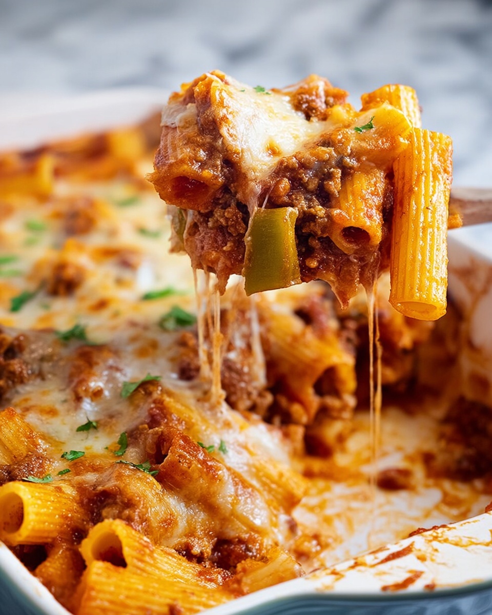 Cheesy Italian Sausage Pasta Bake Recipe