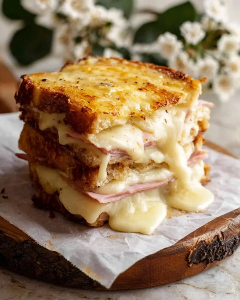 Savory Croque Monsieur Recipe Easy Homemade French Ham & Cheese Sandwich Recipe