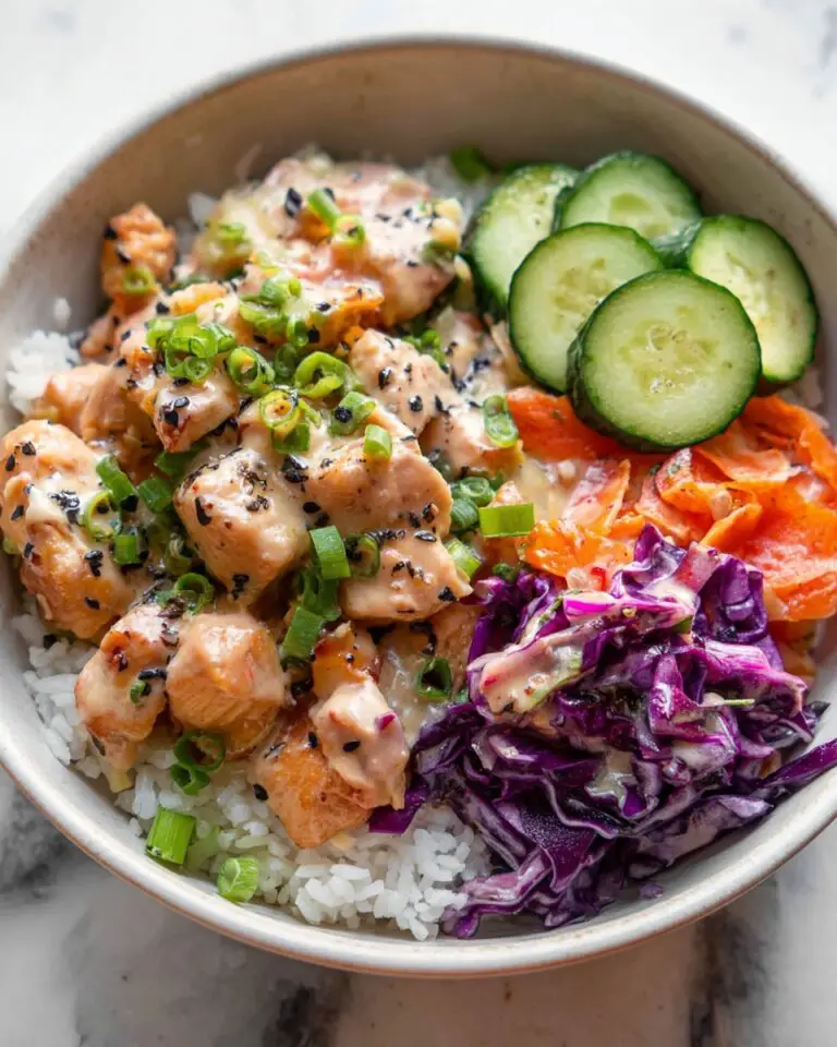 Bang Bang Chicken Bowls with Spicy Veggies and Garlic Lime Rice Recipe