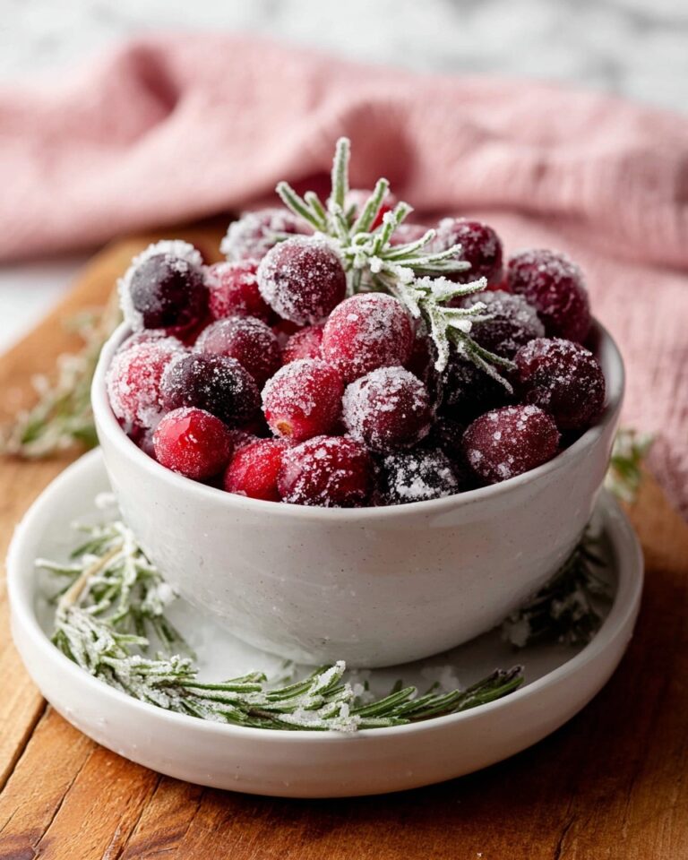 Sugared Cranberries (Easy Recipe) Recipe