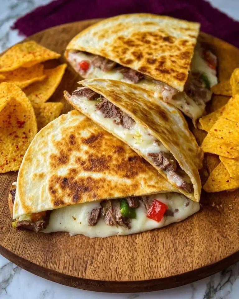 Philly Cheesesteak Quesadilla Recipe