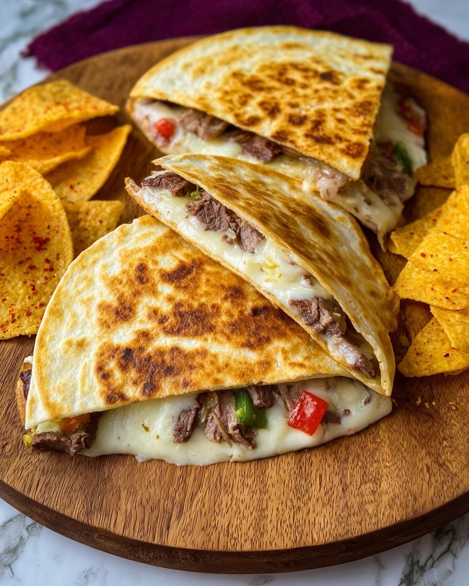 Philly Cheesesteak Quesadilla Recipe