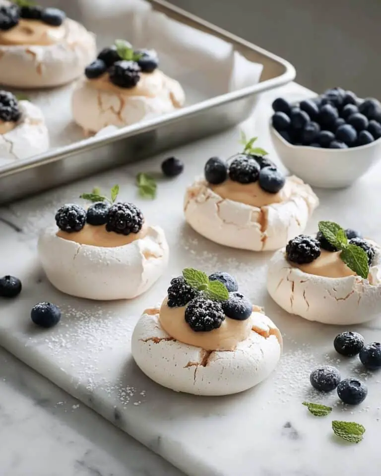 Gingery Citrus Curd with Crispy Meringues and Fresh Berries Recipe