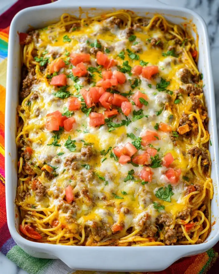 Taco Spaghetti Bake Recipe