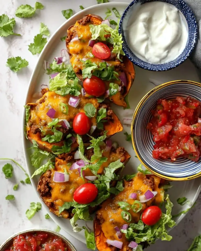 Taco Stuffed Sweet Potatoes Recipe