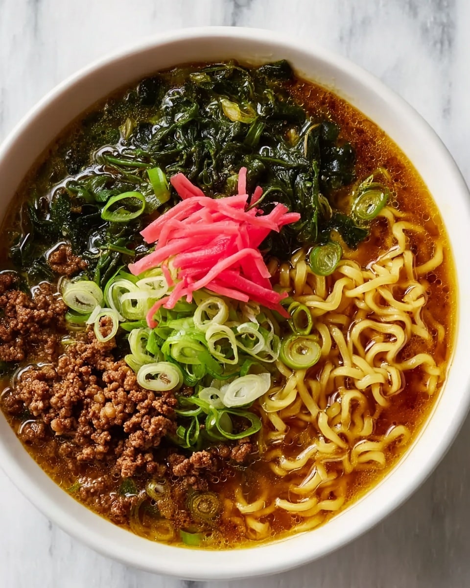 Quick Japanese Curry Ramen with Spicy Pork Recipe