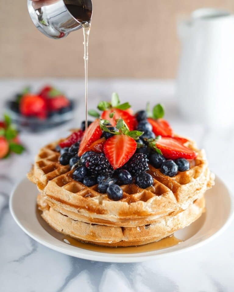Homemade Freezer Waffles Recipe