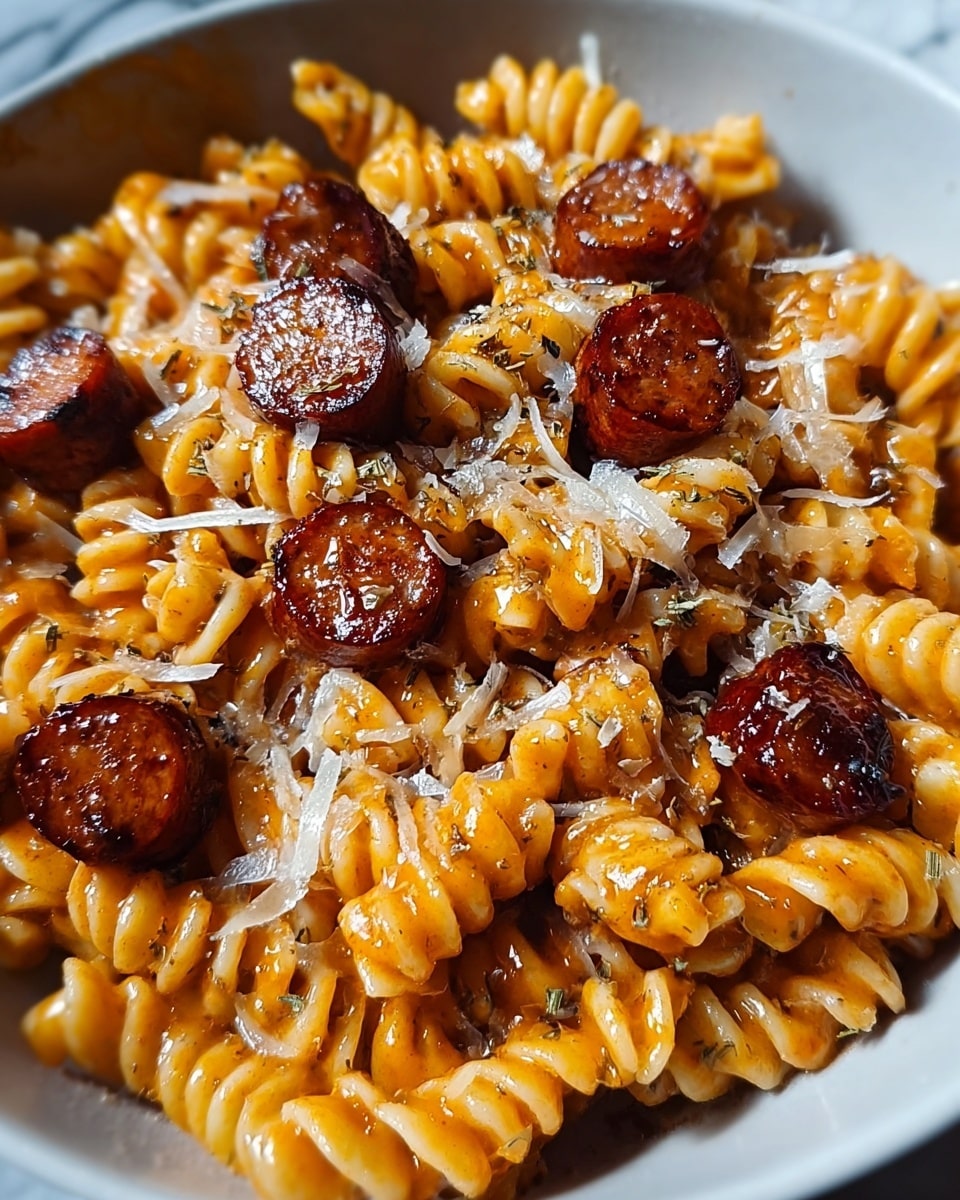 One-Pot Bold Honey BBQ Sausage Pasta Recipe