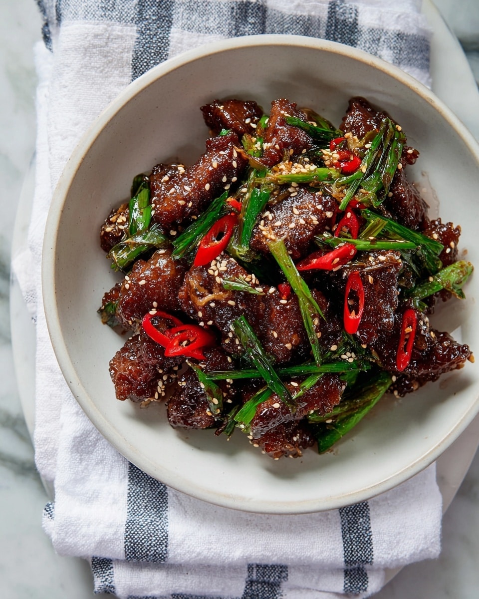 Sticky Honey Garlic Pork Recipe