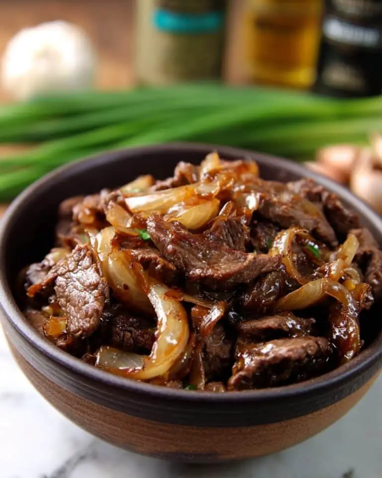 Stir-Fried Beef with Onions Recipe