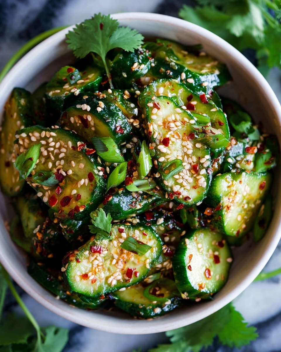 Crunchy Korean Cucumber Salad Recipe