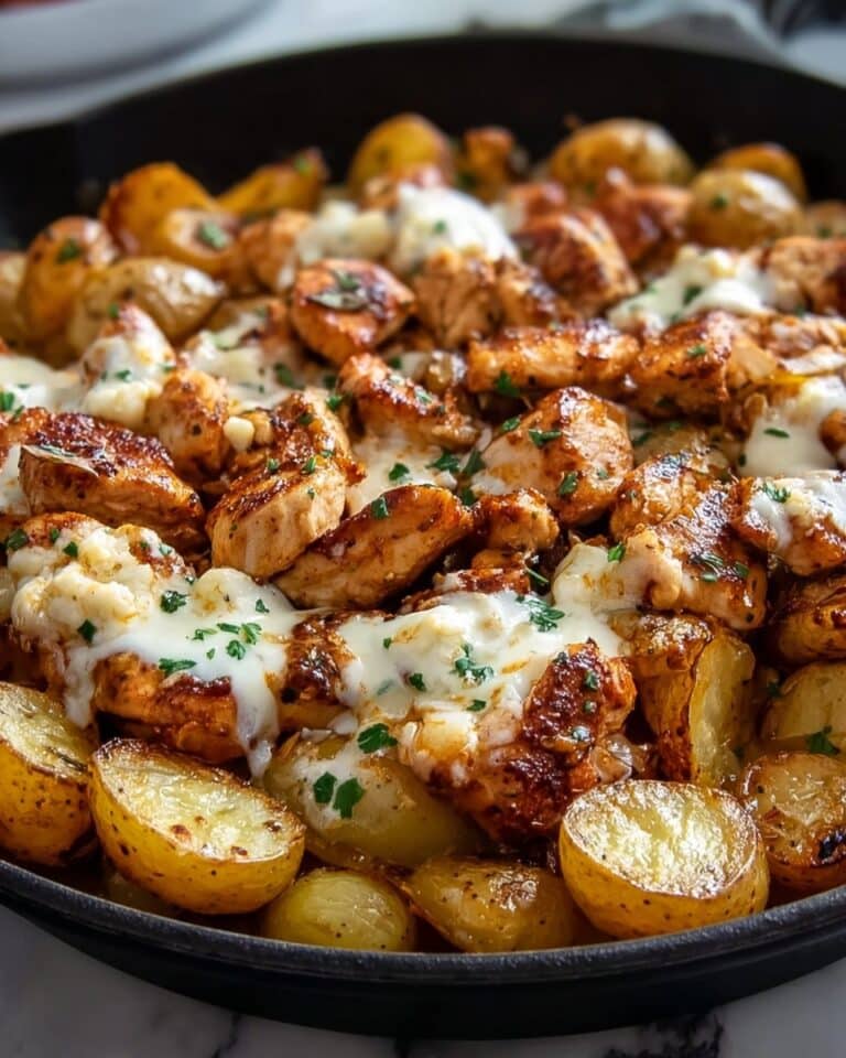 Garlic Parmesan Chicken and Potatoes (One-Pan Dinner) Recipe
